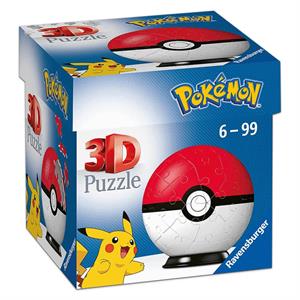 3D Puzzle Ball Pokemon Pokeball - 54 Pieces